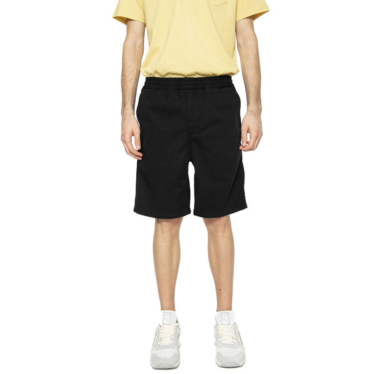 Flint Short Black - Bermuda Uomo Neri I030480.89GD  CARHARTT WIP 