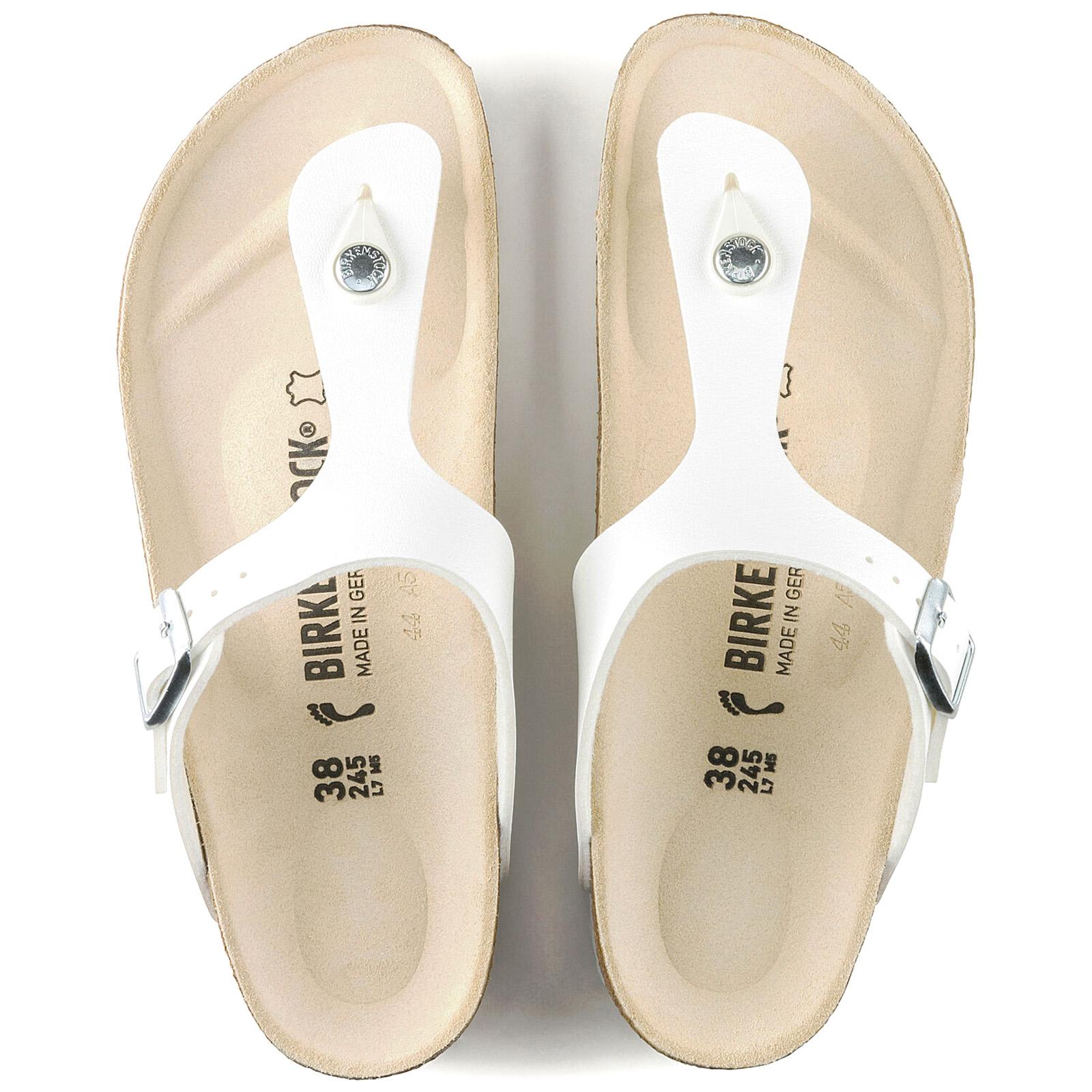 Gizeh Birko Flor Sandals White - Sandali Donna Bianchi 043731 . BIRKENSTOCK 
