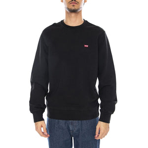 New Original Crew Mineral Black - Felpa Girocollo Uomo Nera 35909-0003 . LEVIS 