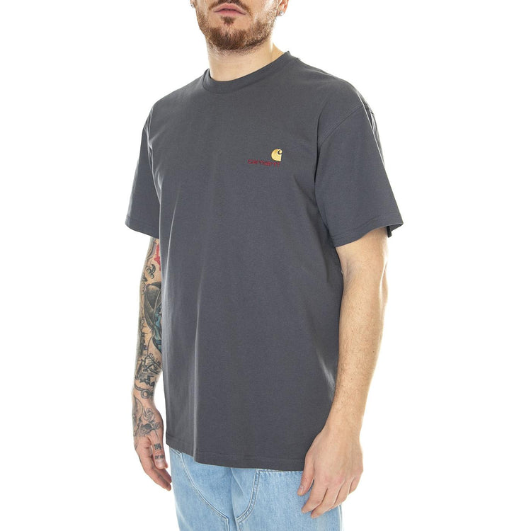 S/S American Script T-Shirt Zeus - Maglietta Girocollo Uomo Bianca I029956.1CQXX  CARHARTT WIP 