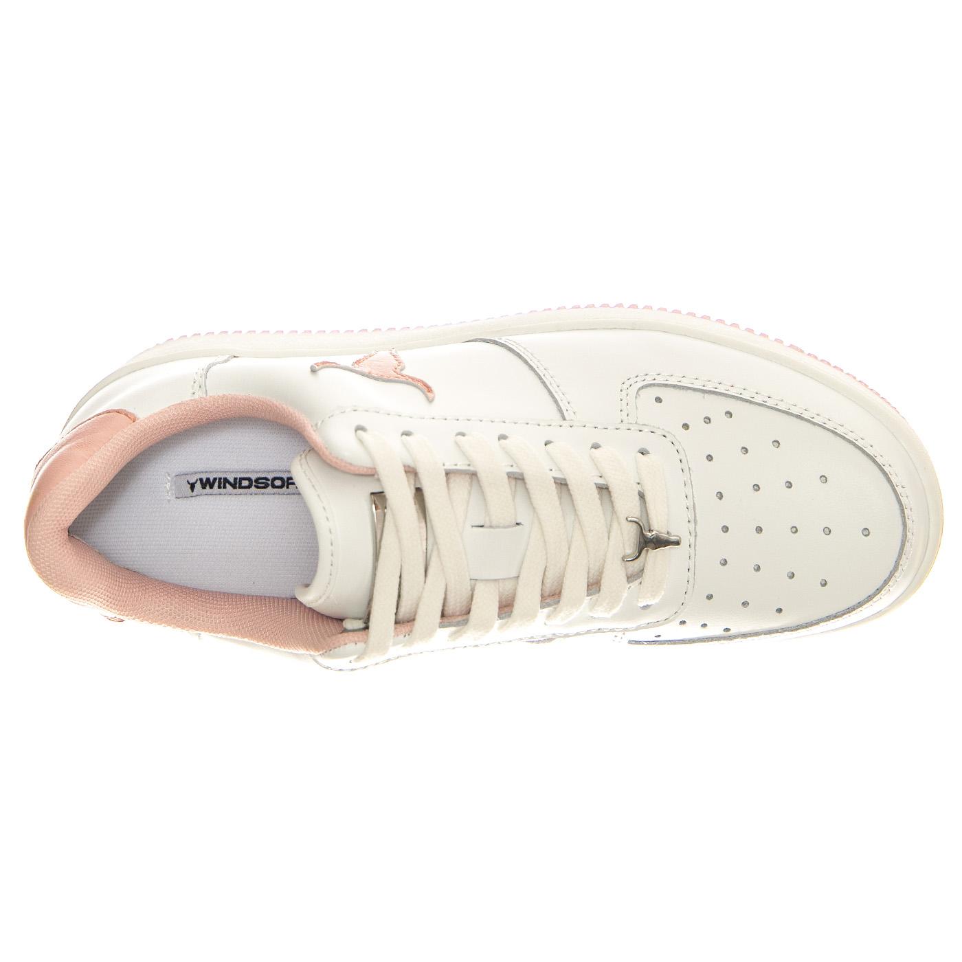 Recharge White + Blossom Leather - Scarpe Donna Bianche WSPRECHARGE-WHIBLO  WINDSOR SMITH 