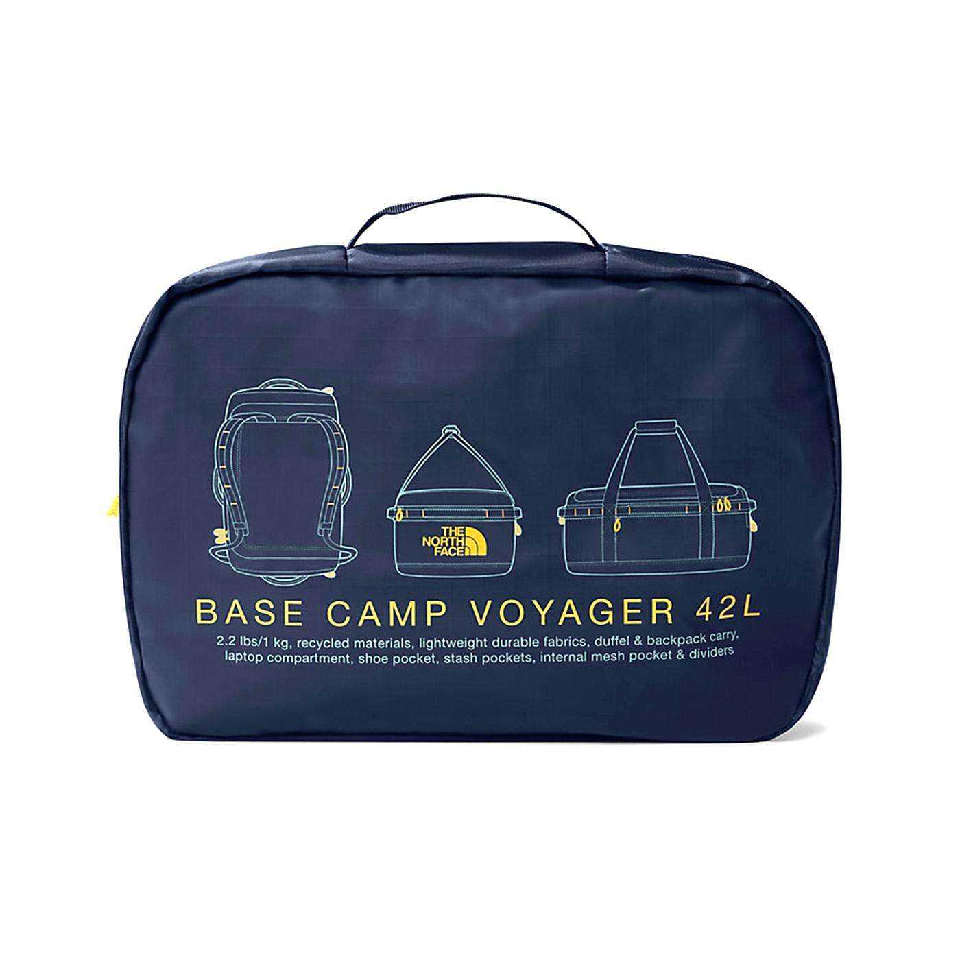 Base Camp Voyager Duffel 42L Summit Navy / Summit Gold - Borsa / Zaino da Viaggio Blu NF0A52RQH7I1  THE NORTH FACE 