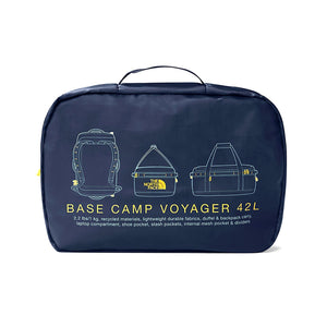 Base Camp Voyager Duffel 42L Summit Navy / Summit Gold - Borsa / Zaino da Viaggio Blu NF0A52RQH7I1  THE NORTH FACE 