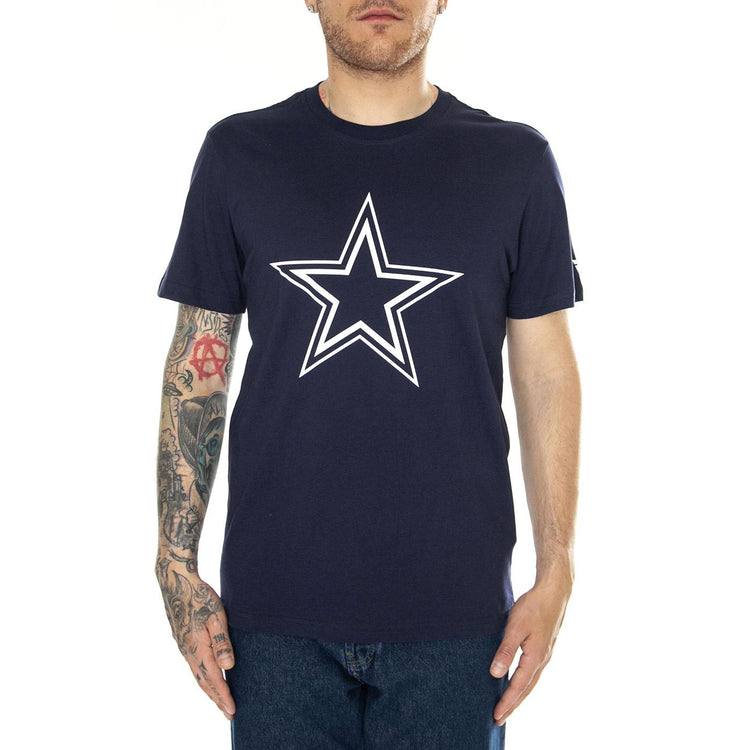 Dallas Cowboys Primary Logo Graphic T-Shirt Maritime Blue - Maglietta Girocollo Uomo Blu 108M-EX53-7RD-6GZ  FANATICS 