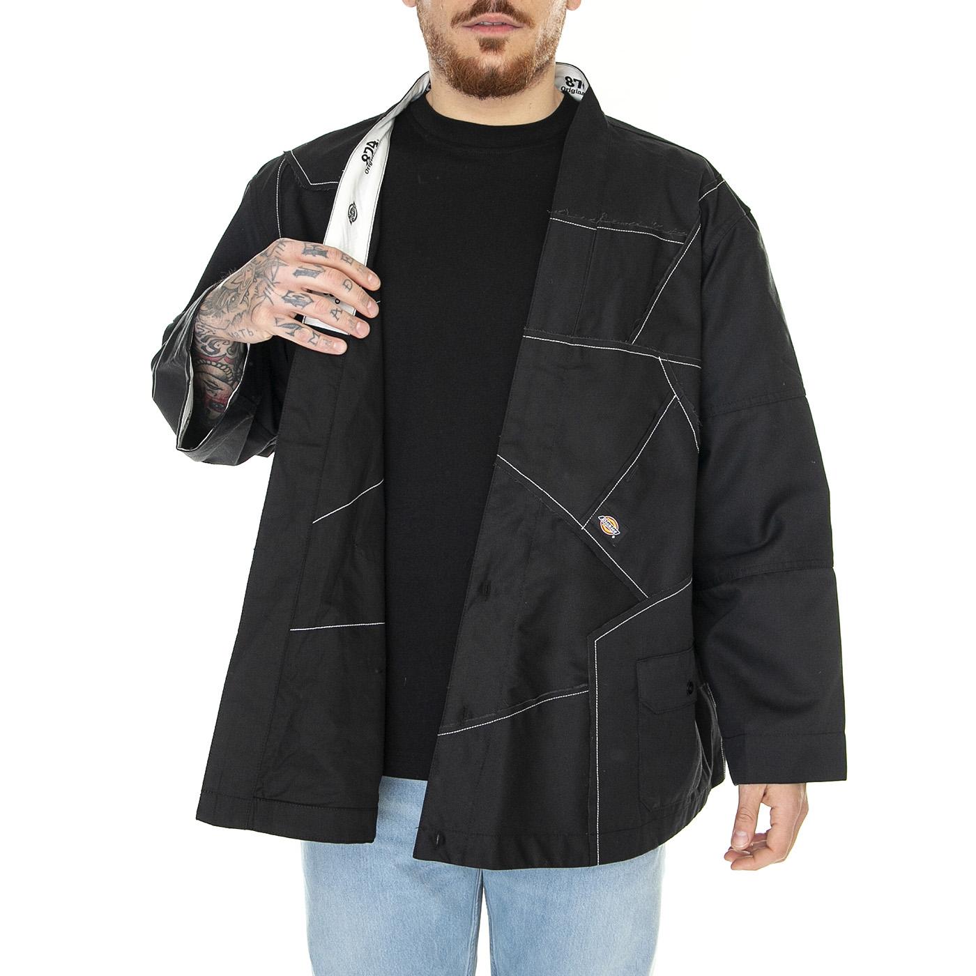 Shinichiro LS Work Shirt Black - Camicia Uomo Nera DK0A4YUOBLK1  DICKIES 