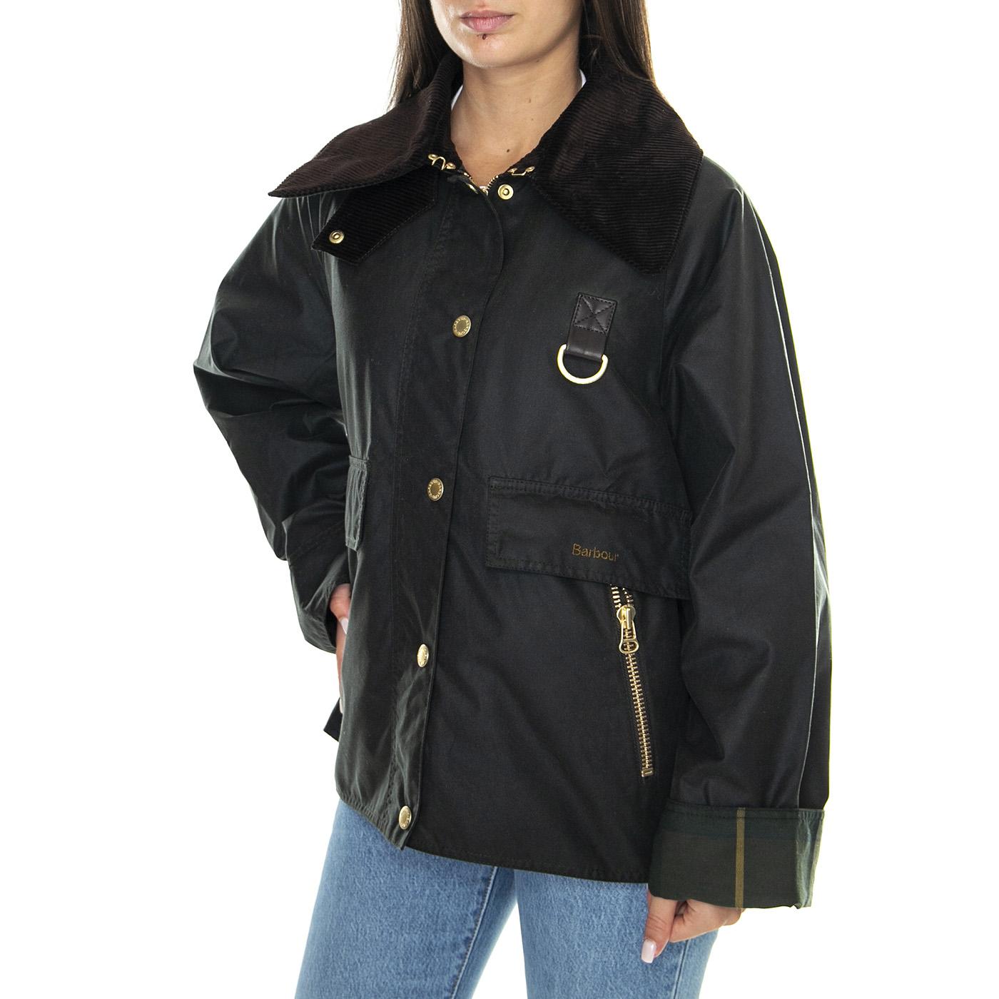 Cotton Wax Sage Aancient - Giacca Donna Verde LWX1333-SG51  BARBOUR 