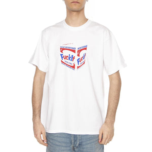Illo Box - Maglietta Girocollo Uomo Bianca TS01725-WHITE  HUF 