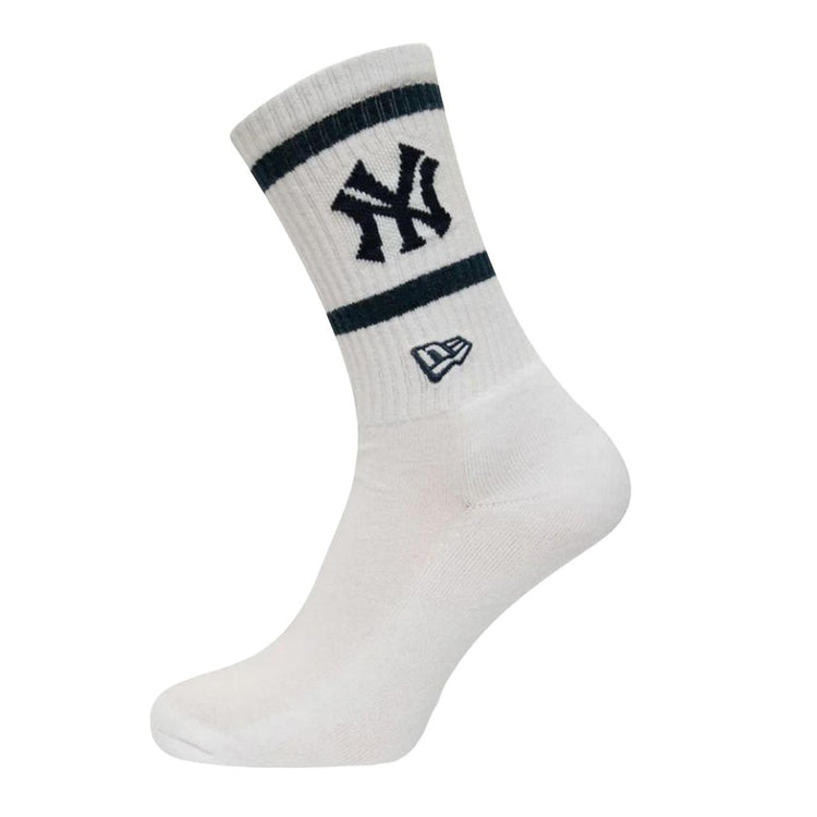 MLB Premium Socks New York Yankees - Calzini Bianchi con Logo 13113632 WHT NEW ERA 