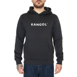 Essential Deep Spring - Felpa con Cappuccio Uomo Nera KAF22UHDS102-114  KANGOL 