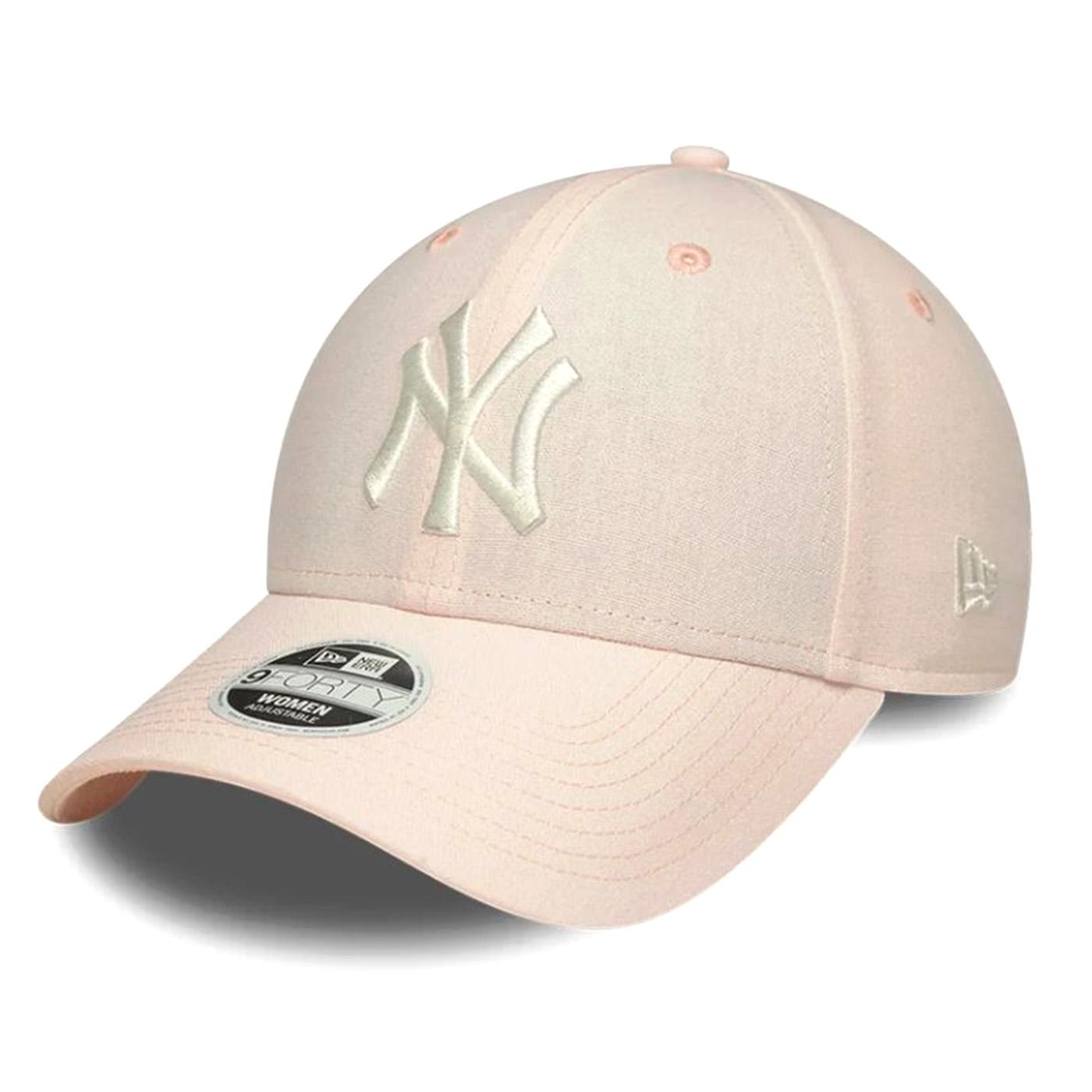FEMALE LINEN 9FORTY® NEW YORK YANKEES PINK - Cappellino con Visiera Rosa<BR/><BR/><BR/><BR/><BR/><BR/> 60856359 PMP NEW ERA 