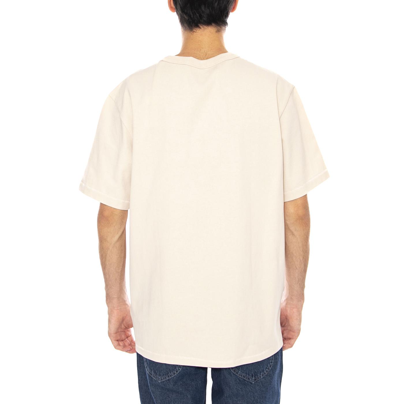 SS Solid Tee Vintage White - Maglietta Girocollo Uomo Bianca 112357430  WRANGLER 