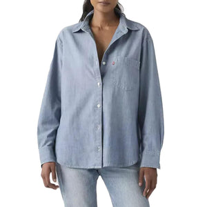 HARLIE BOYFRIEND SHIRT GOOD DAZE - Camicia Donna Azzurra 001HM 0021 LEVIS 