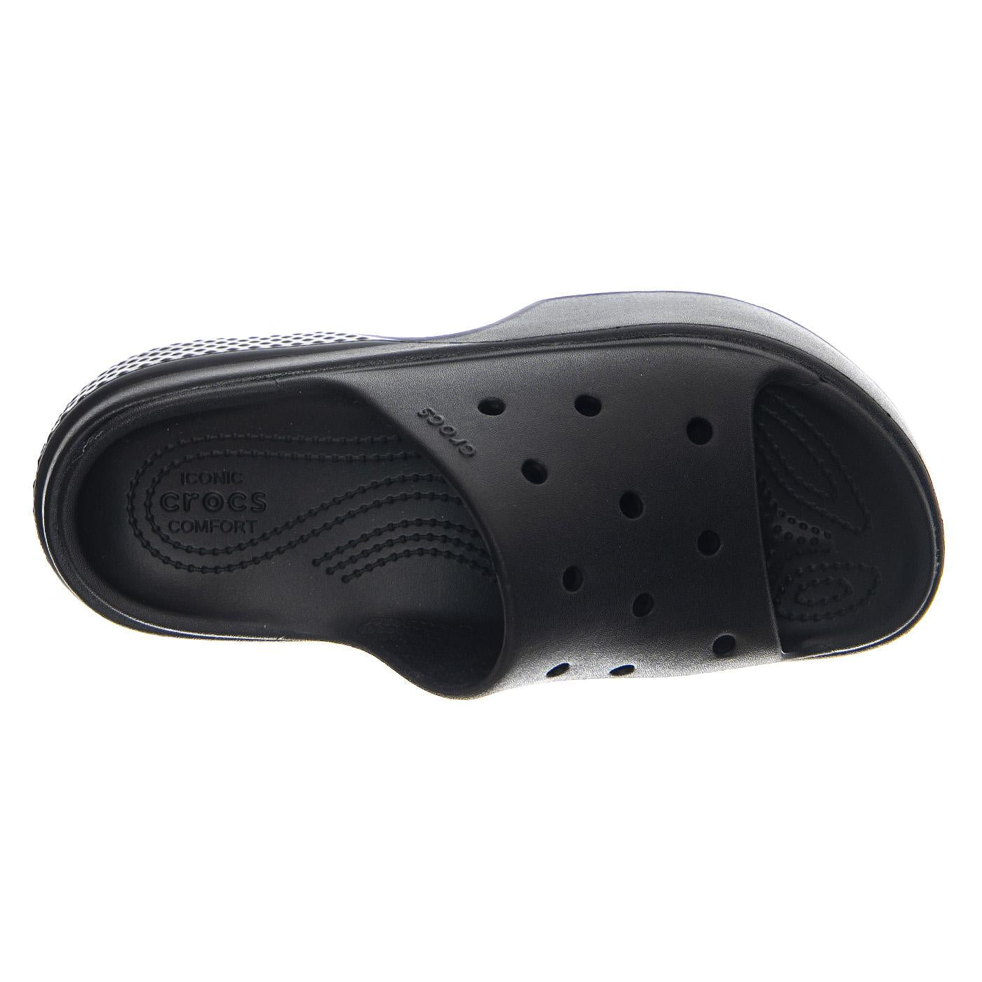 Stomp Slide Black - Sandali Donna Neri CR.209346-BLK  CROCS 