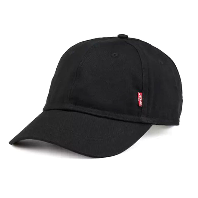 Red Tab Side Logo Baseball Hat - Black - Cappellino con Visiera Nero 219411-059 . LEVIS 