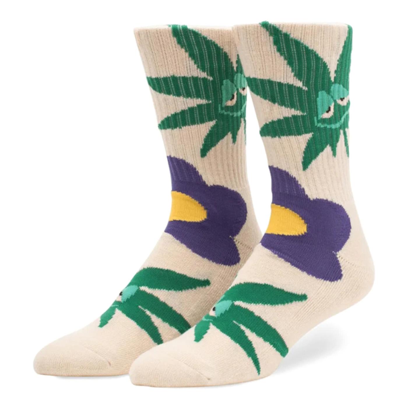 Allergies Crew Sock Cream - Calzini Beige / Multicolore SK00727-CREAM  HUF 
