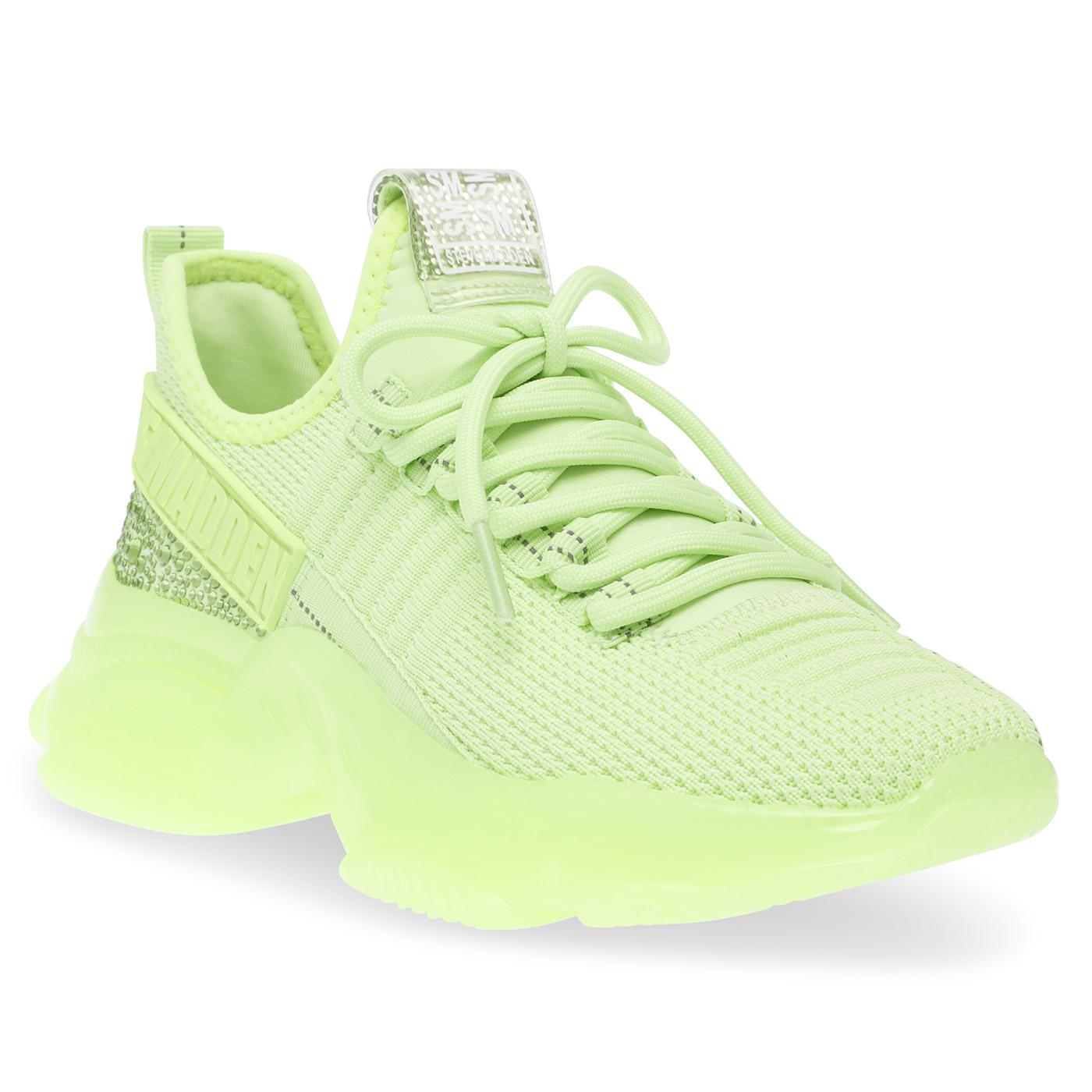 Maxilla-R Neon Lime - Scarpe Stringate Profilo Basso Donna Verdi SMPMAXILLA-R-NEO  STEVE MADDEN 