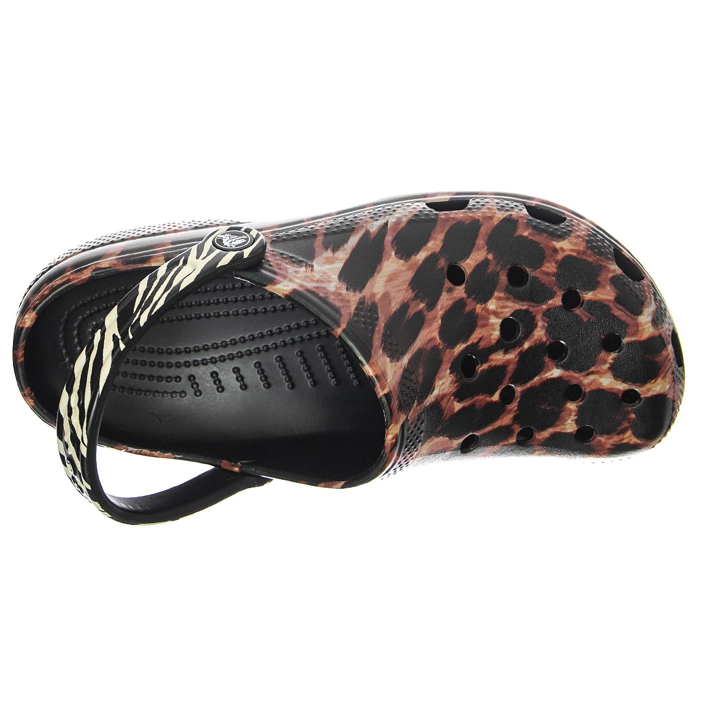 Classic Animal Remix Clog W Black/Multi Animal - Sandali Donna Multicolore CR.207840-BKMA  CROCS 
