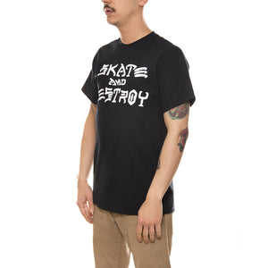 SKATE AND DESTROY BLACK 311003 BLK  THRASHER 