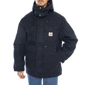 Ambel Coat Deep Night / Deep Night - Giacca con Cappuccio Uomo Blu I035616.3B306 . CARHARTT WIP 