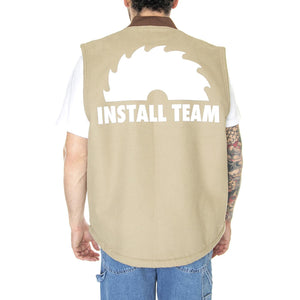 NYS Sherpa Lined Duck Vest Desert Sand - Giacca Smanicata Uomo Beige DK0A4Y4ADS01  DICKIES 