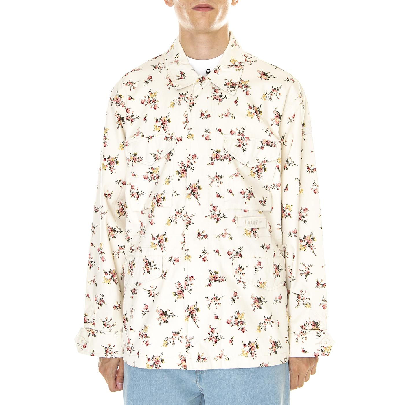 M' Field Floral Jacket Ivory Floral - Giacca Uomo Multicolore JK00386-IVFLO  HUF 