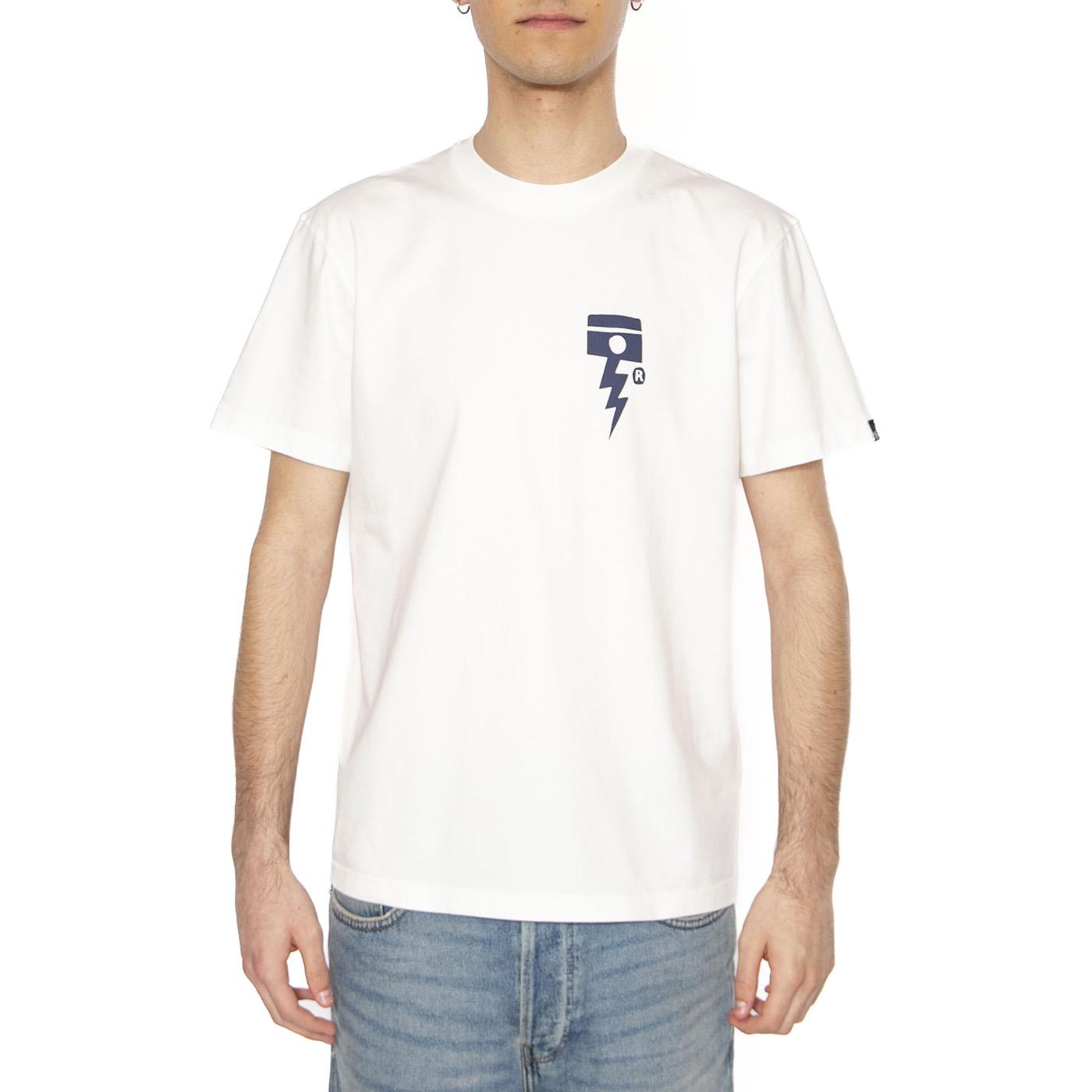 Pisstin Tee Vintage White - Maglietta Girocollo Uomo Bianca DMF241747B  DEUS EX MACHINA 