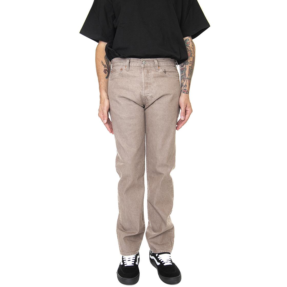 501 Levis Original Z4150 Brown Stone - Pantaloni Denim Jeans Uomo Marroni 00501-3350 . LEVIS 