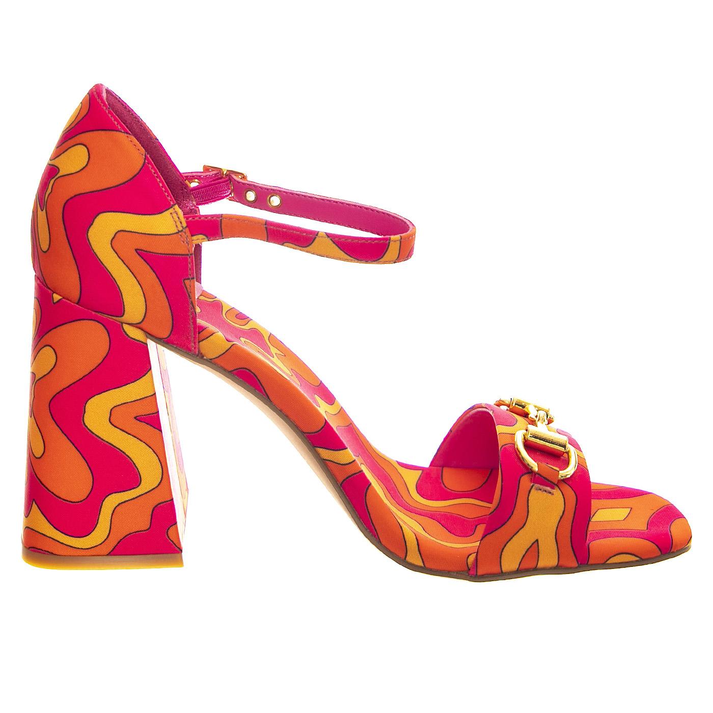 Pop-Star-B Fuchsia Multi Print - Sandali Donna Multicolore JCSJCD-176-2-03-FUC  JEFFREY CAMPBELL 