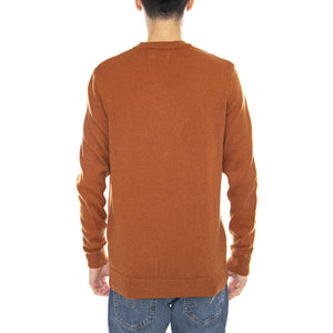 Maidstone Crew Sweat - Felpa Uomo Girocollo Burnt Ochre Ocra F4GFF060 833 FARAH 