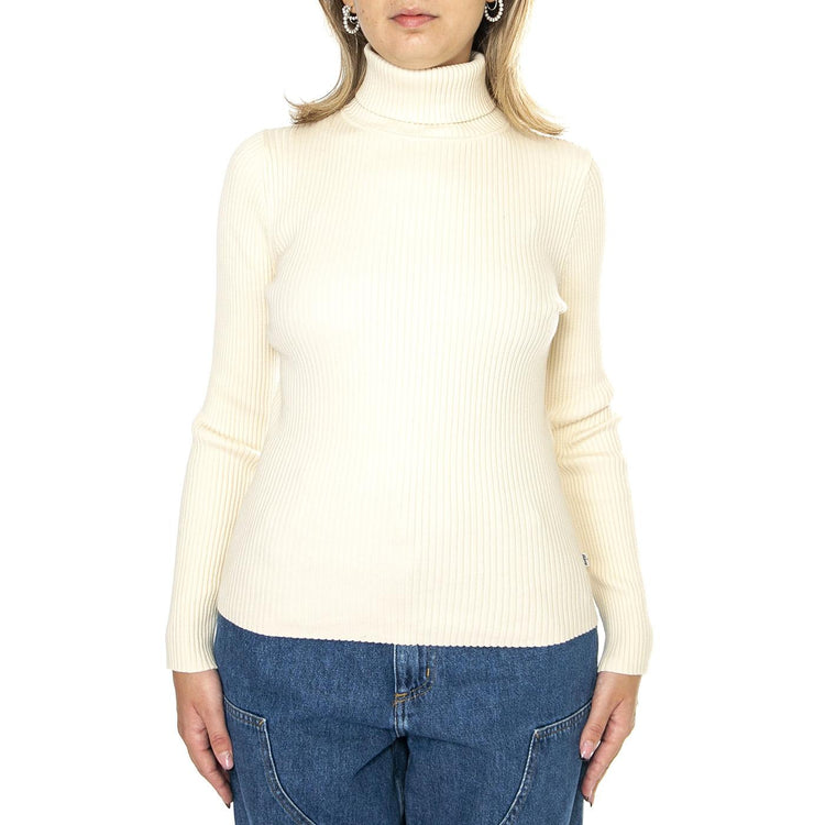 Tulip Turtleneck White Swan Neutral - Maglione Collo Alto Donna Bianco A8500-0000  LEVIS 