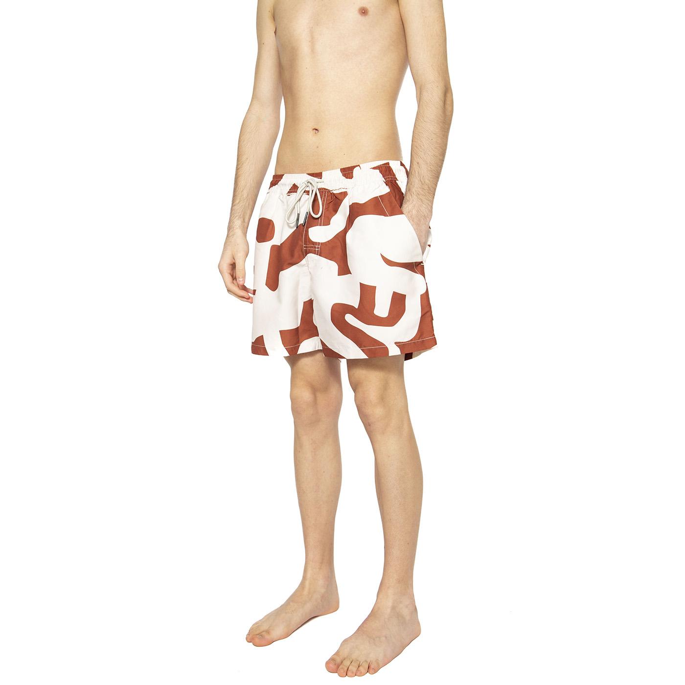 Russet Puzzlotec Swim Shorts - Costume da Bagno Uomo Multicolore 5001-308-5001-308  OAS 