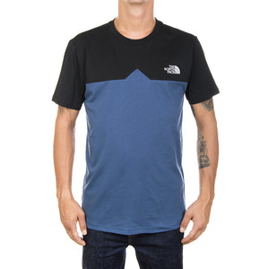 M S/S WEST PEAK TEE SH BLUE/TNF BL T92ZWYMPF  THE NORTH FACE 