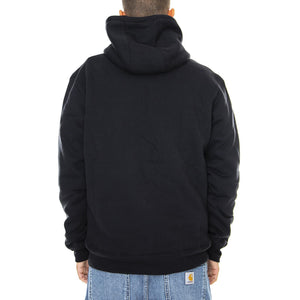 Frenchburg Hoodie - Black - Felpa con Cappuccio e Zip Uomo Nera 03 200179-BK . DICKIES 