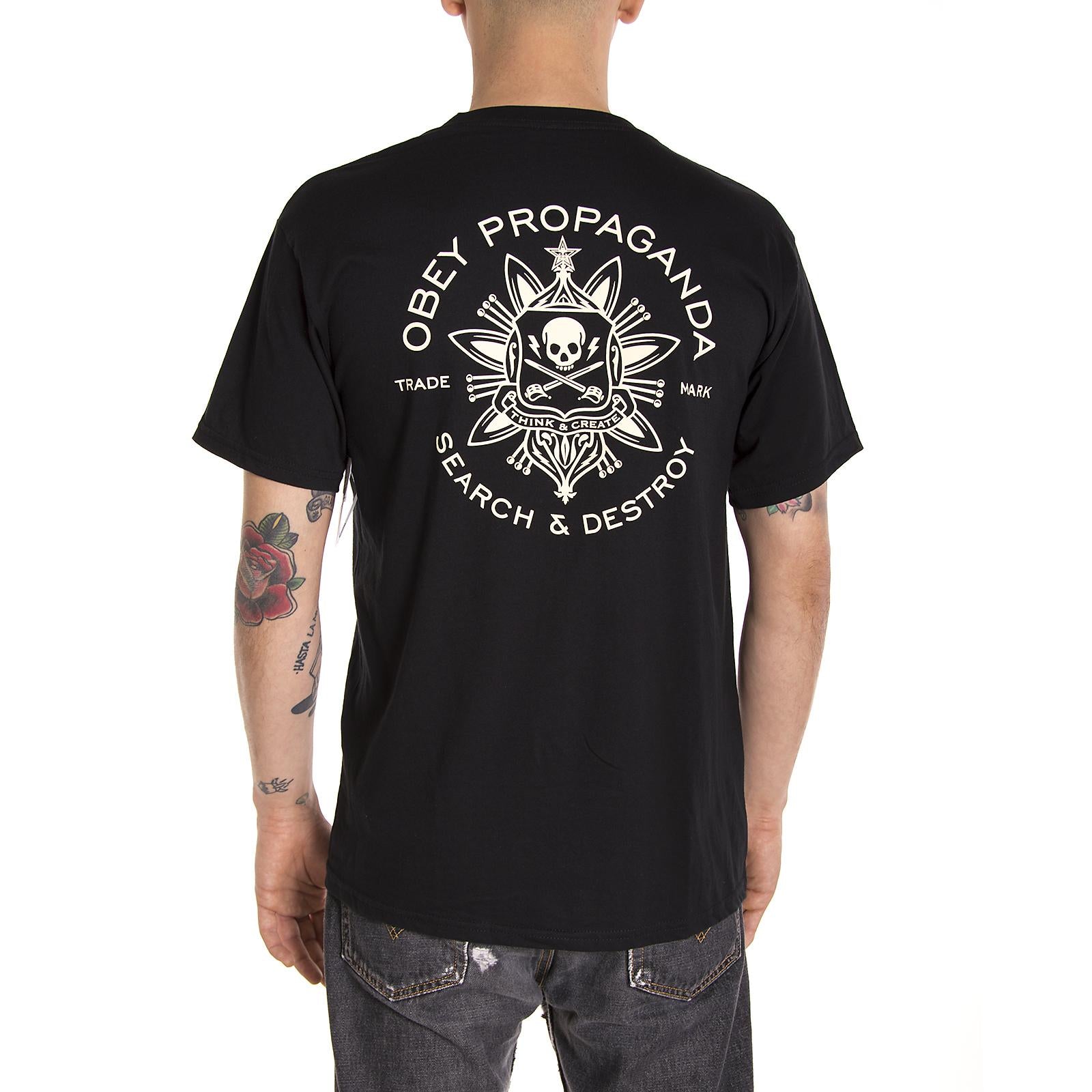 THINK & CREATE PREMIUM S/S TEE BLACK 165361356-BLK  OBEY 