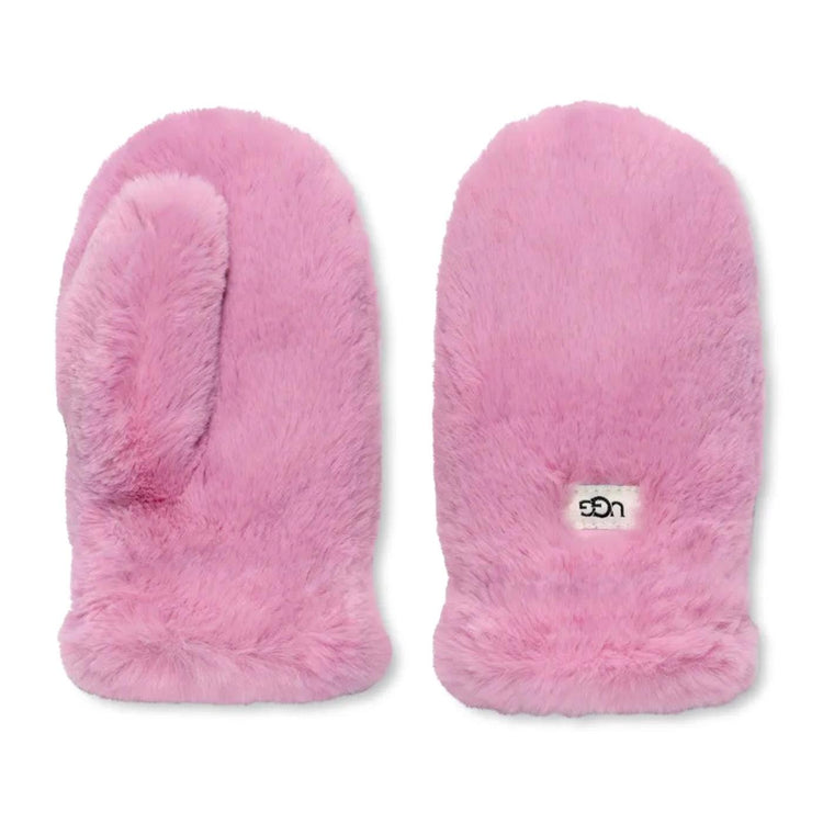 K Faux Fur Mitten - Guanti Rosa 21699BX-PNK  UGG 