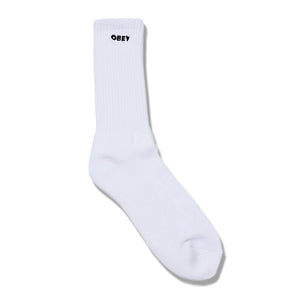Obey Bold Socks White - Calzini Bianchi 100260144 WHT OBEY 