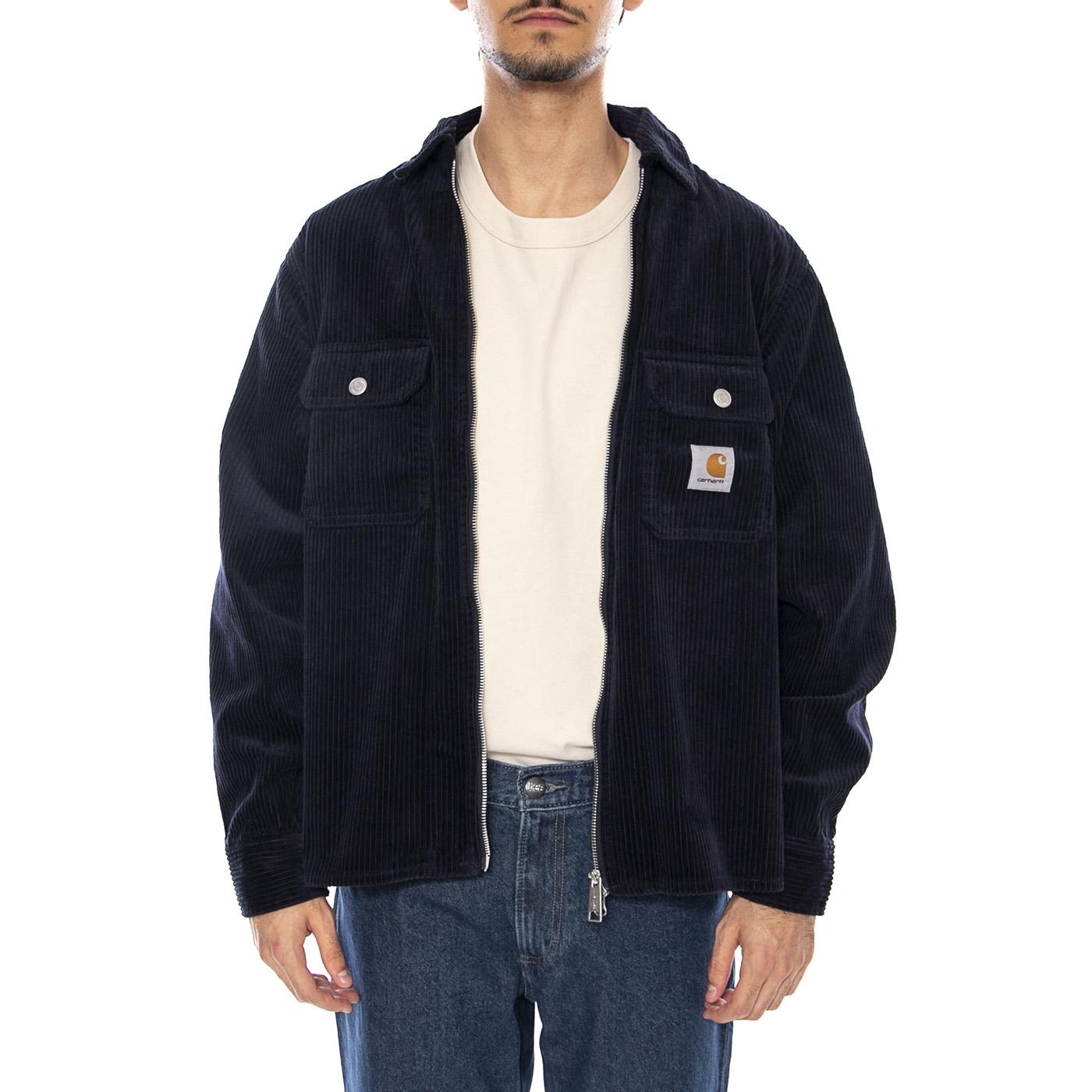 Reynold Shirt Jac Dark Navy - Giacca Uomo Blu Navy I036049.1C02 . CARHARTT WIP 