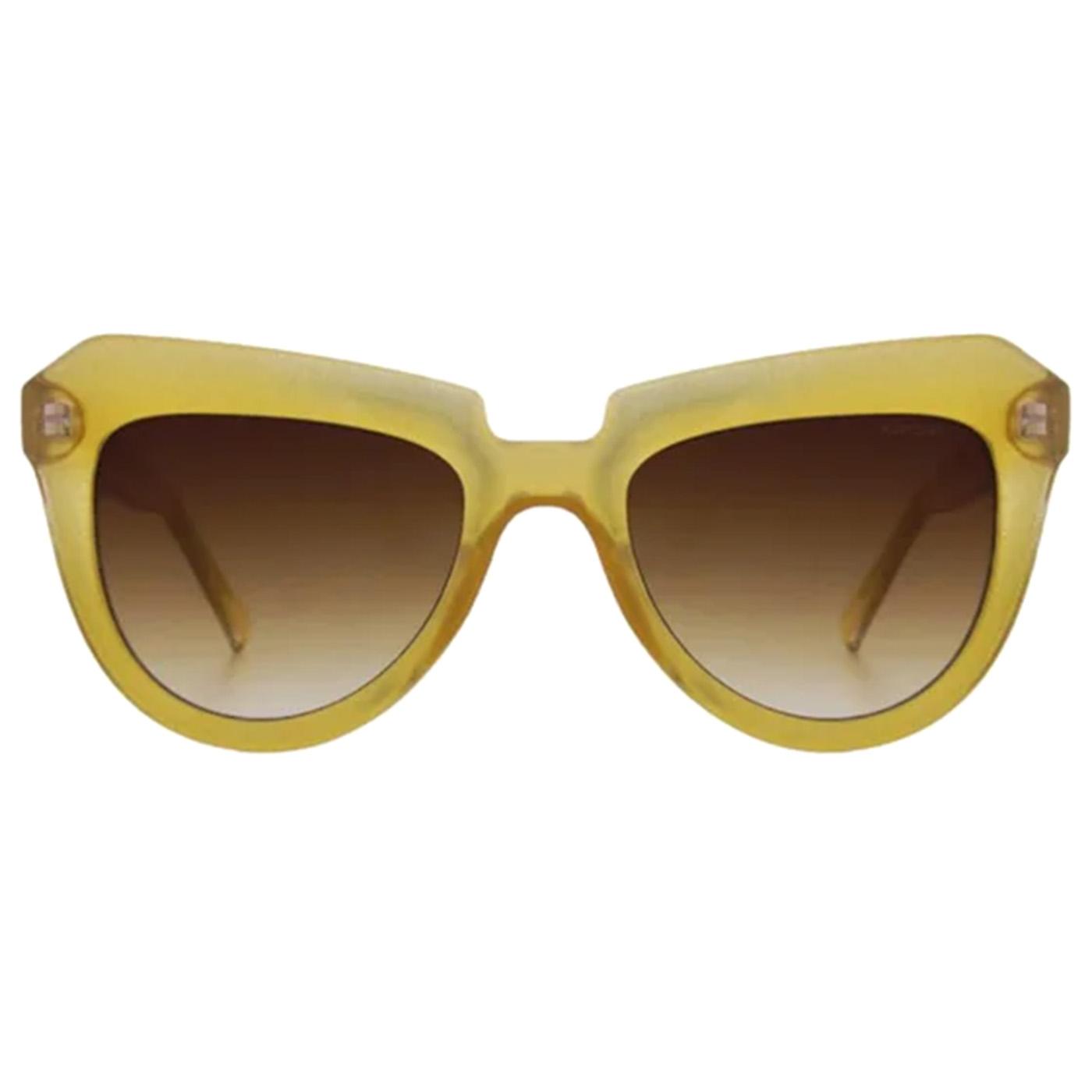 Stella Gold UV 400 Protection Yellow Sunglasses - Occhiali da Sole Gialli KOM-S2163  KOMONO 