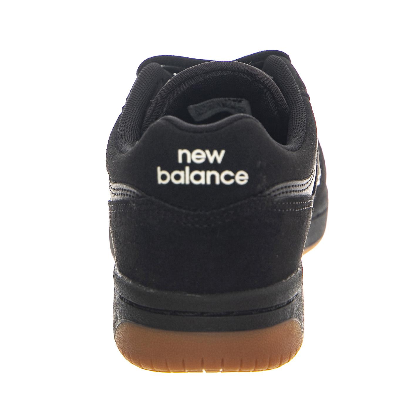 Numeric Skateboarding Black Leather / Textile - Scarpe Profilo Basso Uomo Nere NM480SBW  NEW BALANCE 