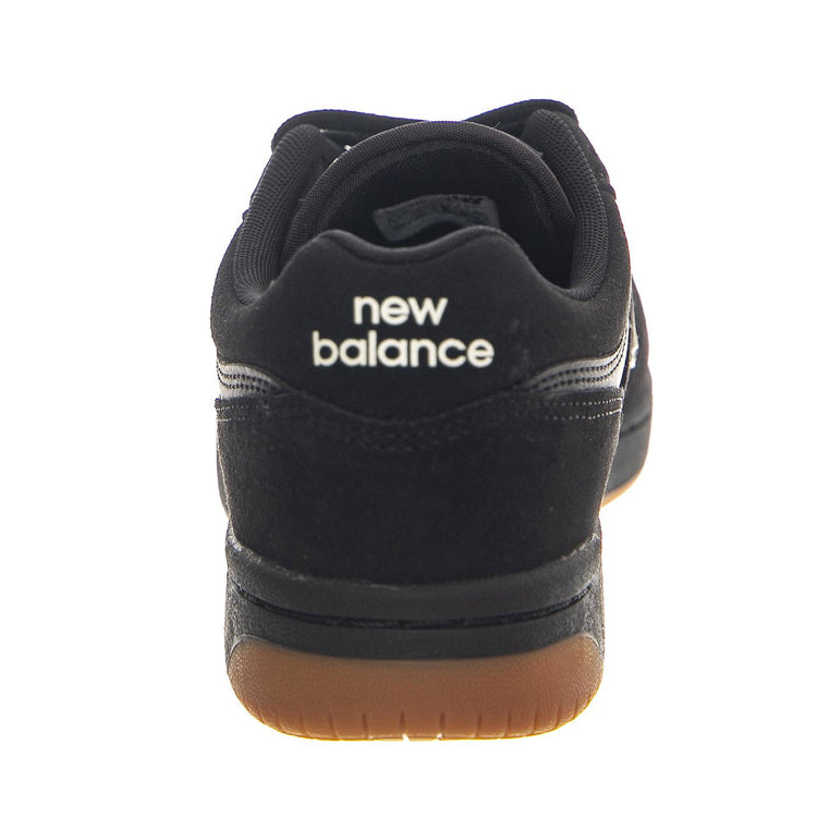 Numeric Skateboarding Black Leather / Textile - Scarpe Profilo Basso Uomo Nere NM480SBW  NEW BALANCE 
