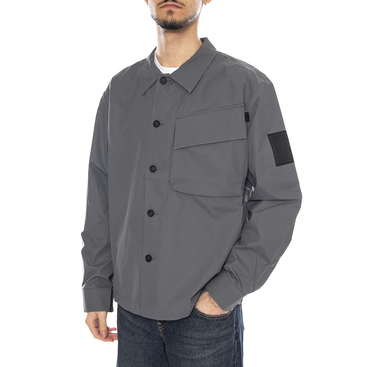 Force Overshirt Grey Stone - Giacca Uomo Grigia OGQ004-GREY STONE1 . OFF GRID 