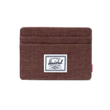 Charlie Cardholder Potting Soil Crosshatch - Portacarte Marrone  ACCESSORI HERSCHEL
