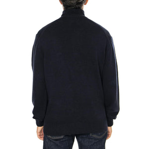 Pullover AH3052-166 - Maglione Collo Alto Uomo Blu AH3052-166  LACOSTE 