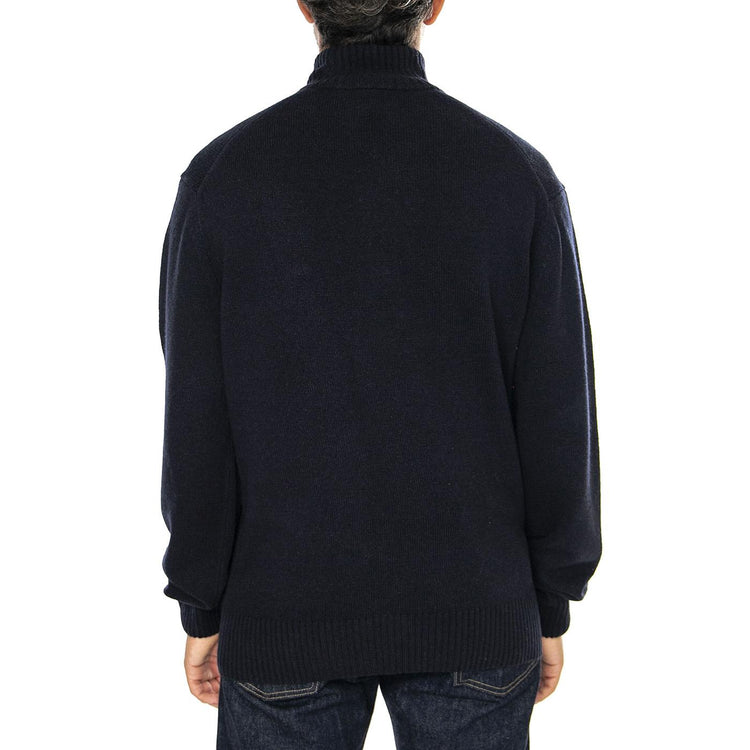 Pullover AH3052-166 - Maglione Collo Alto Uomo Blu AH3052-166  LACOSTE 