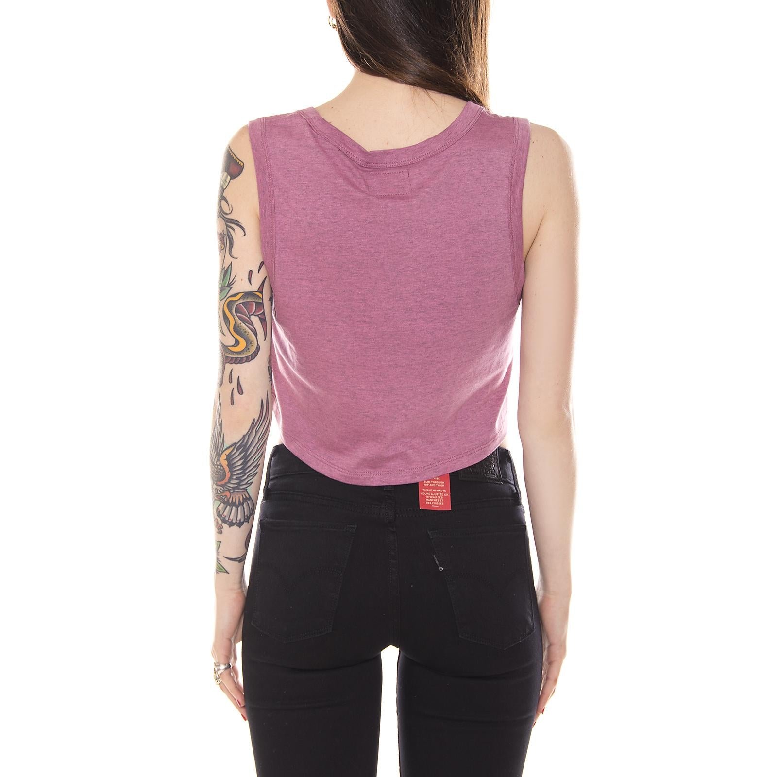ROSECRANS TANK PINK HEATHER 214389-PINK HEATHER  STUSSY 