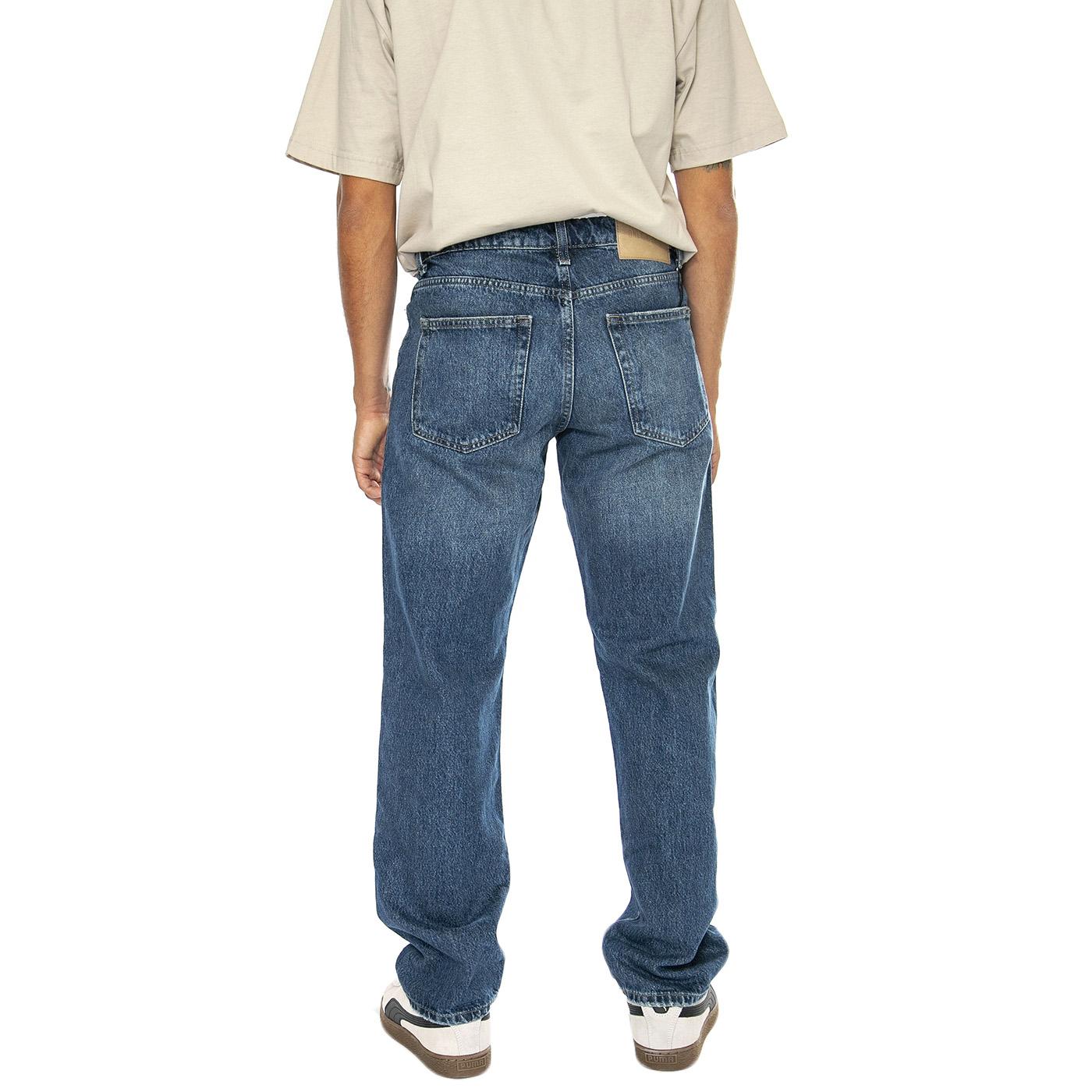 Onsedge Straight Dark Blue Denim - Pantaloni Denim Jeans Uomo Blu 22026985-DNM  ONLY & SONS 