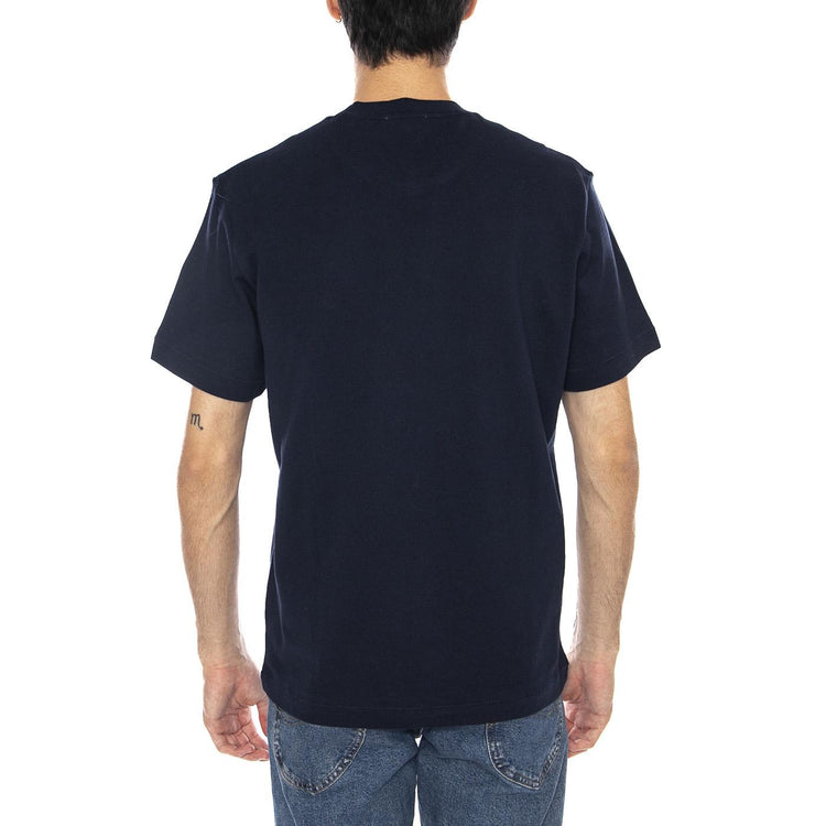 T-Shirt 166 Black - Maglietta Girocollo Uomo Blu TH5477-166 . LACOSTE 