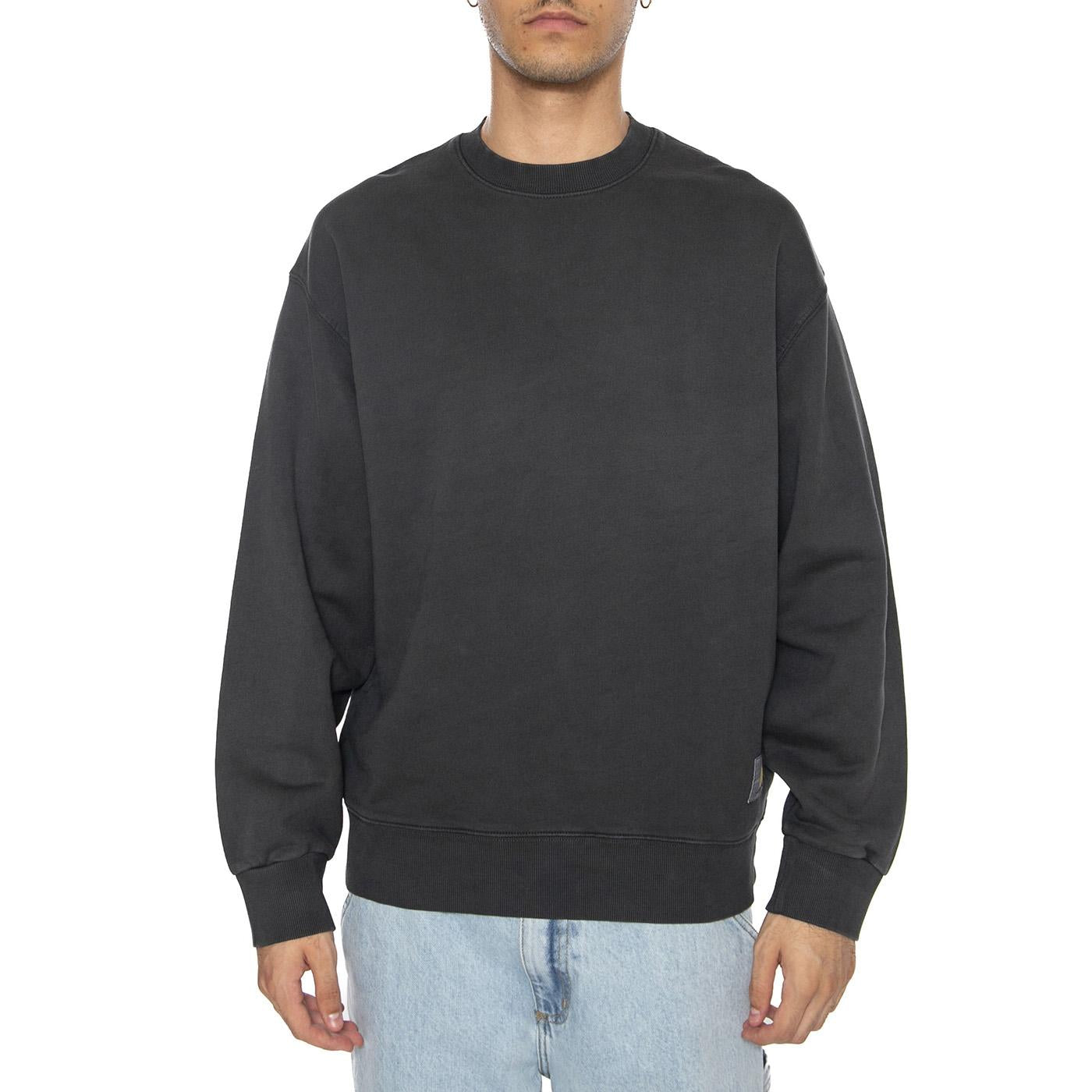 Hudson Sweat Black - Felpa Uomo Nera I035186.895F  CARHARTT WIP 