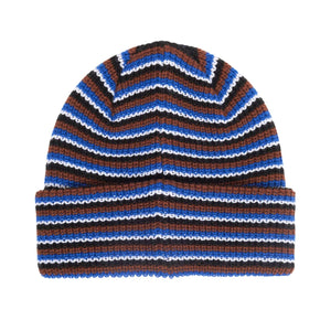 Loose Groove Beanie Black Multi - Berratto in Maglia Rasata Multicolore 100030208 BKM OBEY 