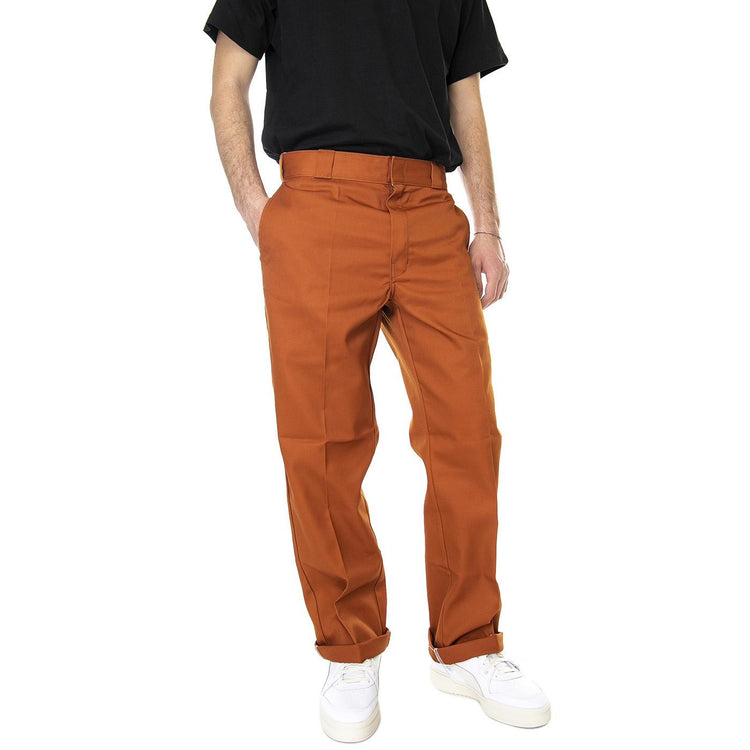 874 Work Pant Rec Gingerbread - Pantaloni Uomo Marroni DK0A4XK6IEX1  DICKIES 